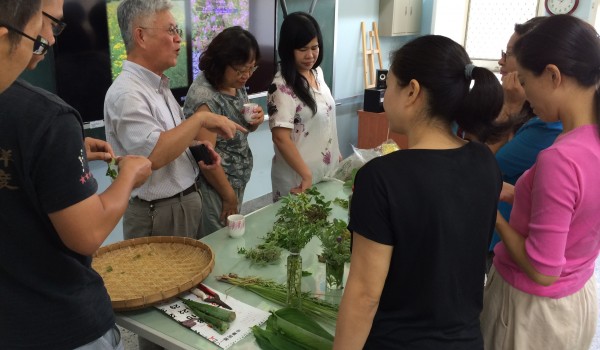臺中市山區新住民學習中心(中山國小)107年度有機植物應用課程成果